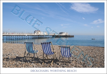 Deckchairs on the Beach
